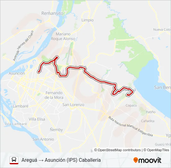 110 Bus Line Map