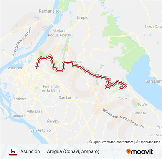 110 Bus Line Map