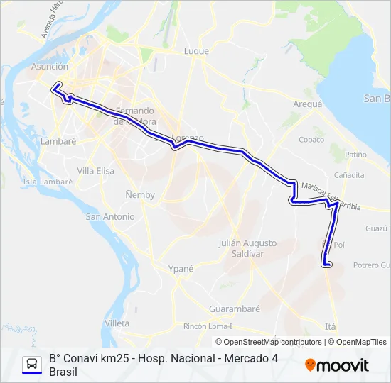 165 Bus Line Map