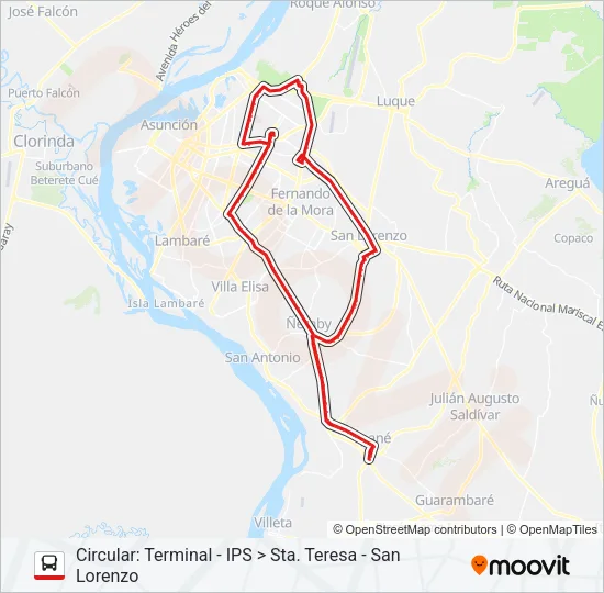 26-18 Bus Line Map