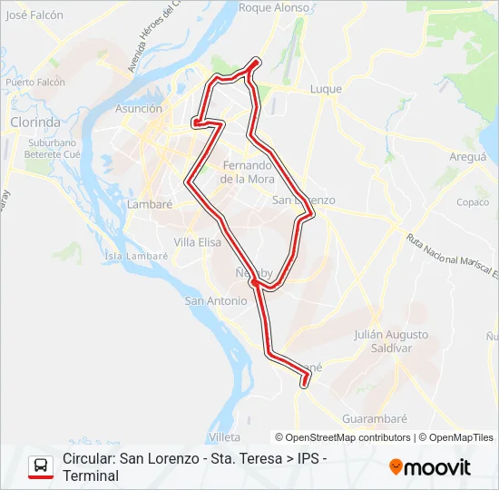26-18 Bus Line Map