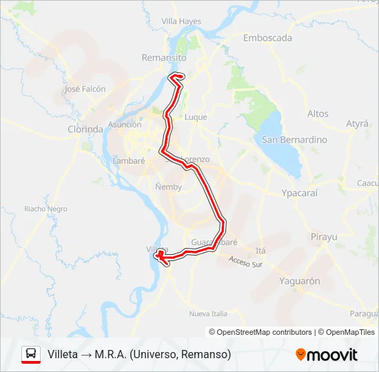 232 Bus Line Map
