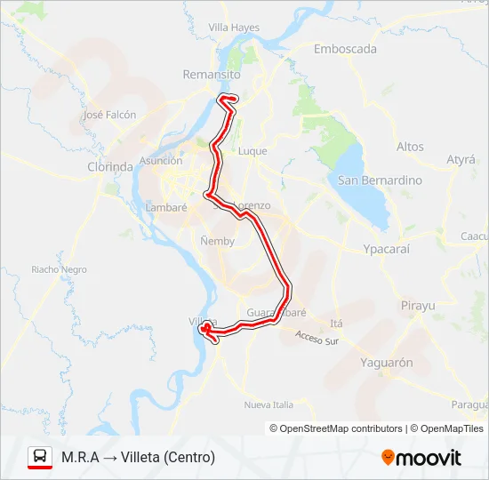 232 Bus Line Map
