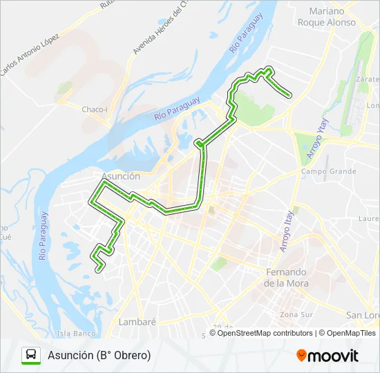 6-1 Bus Line Map