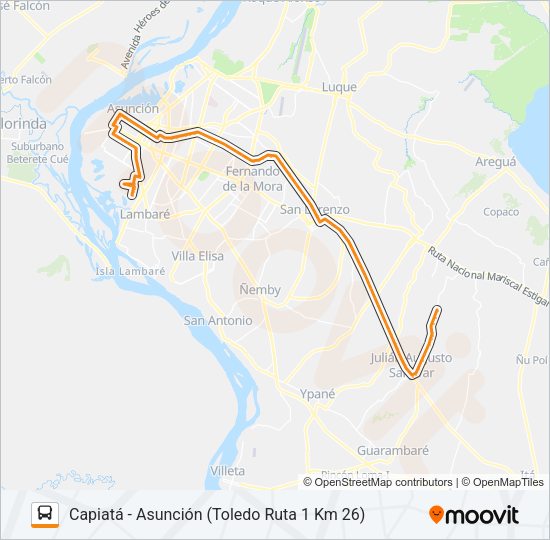 12-43 Bus Line Map