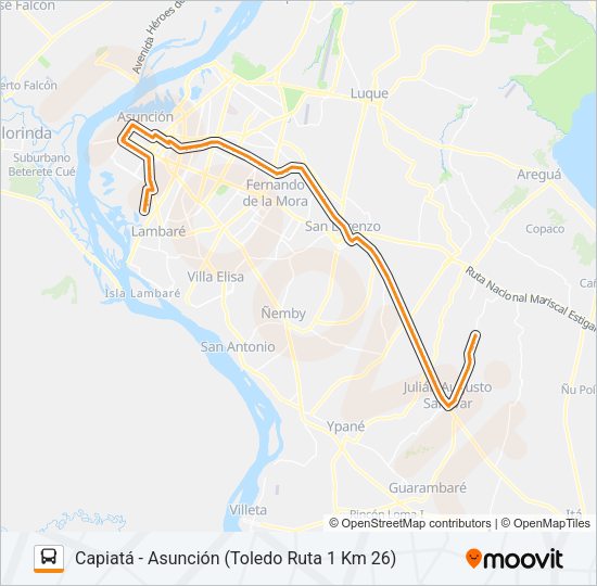 12-43 Bus Line Map