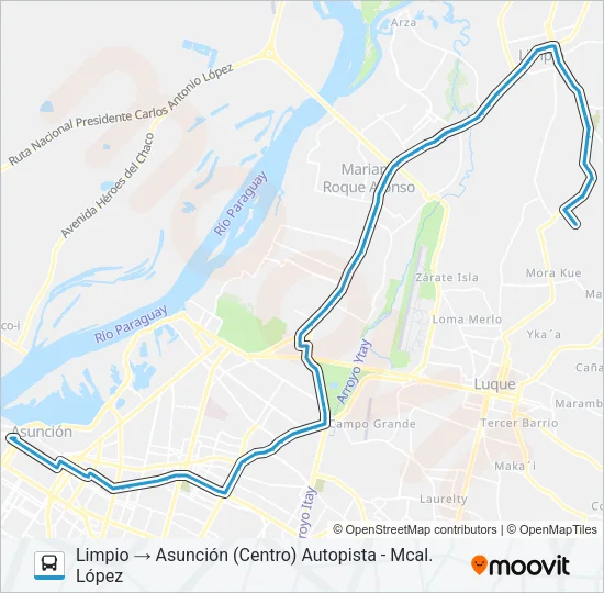 44 Bus Line Map