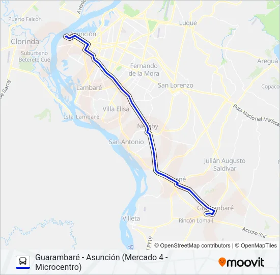 15 Bus Line Map