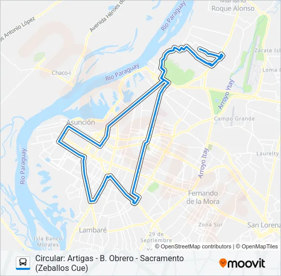 13-2 Bus Line Map