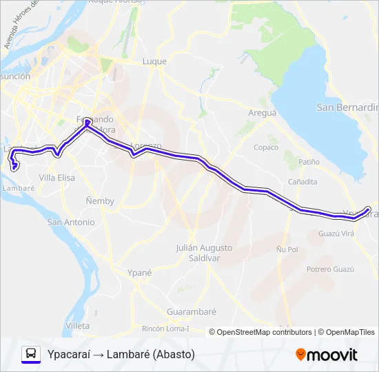 128 Bus Line Map