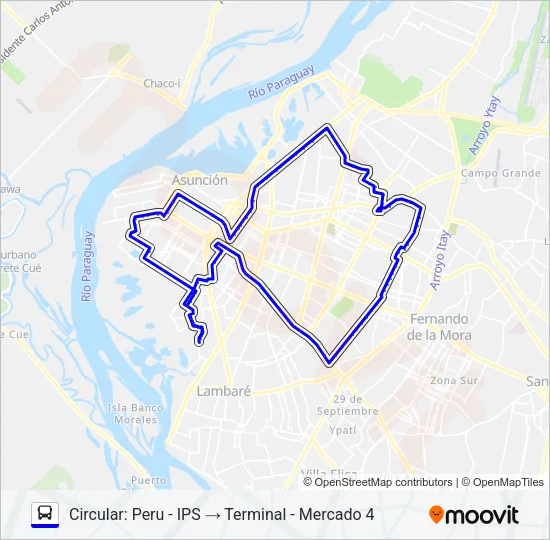 31 Bus Line Map