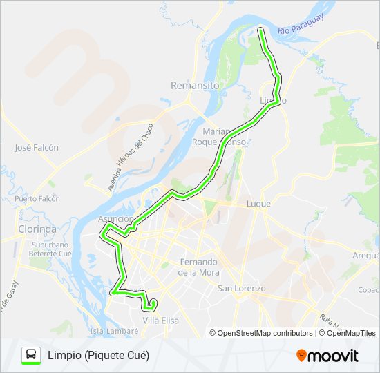 Mapa de 24-1 de autobús