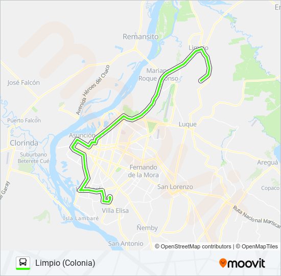 Mapa de 24-2 de autobús