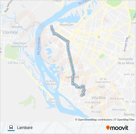 41-1 Bus Line Map