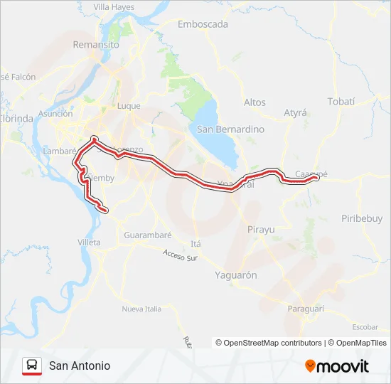 119 Bus Line Map