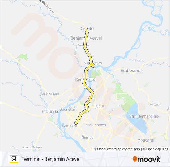 5CH bus Line Map