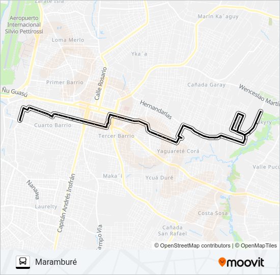 Mapa de 59 de autobús