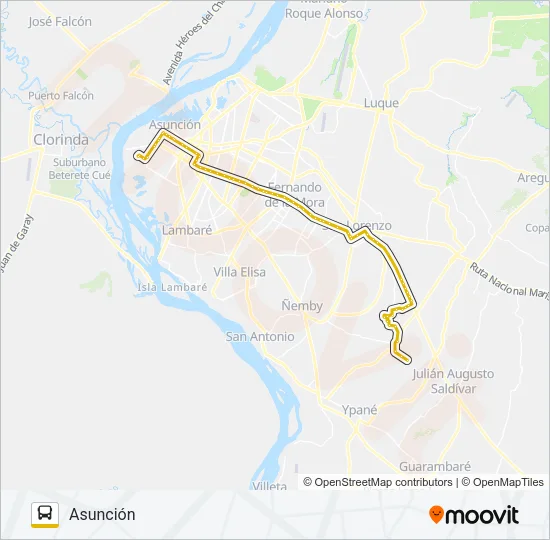 12 Bus Line Map