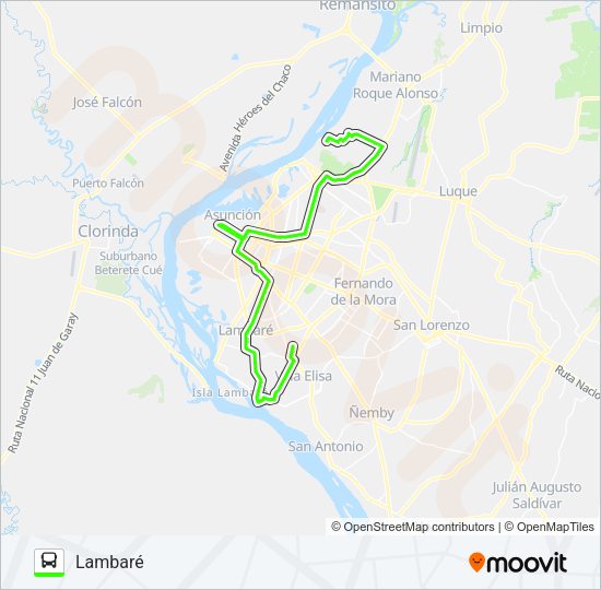 Mapa de 33 de autobús
