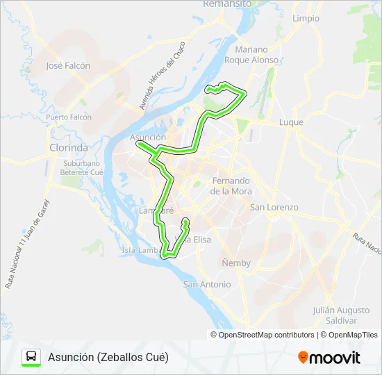 33 Bus Line Map
