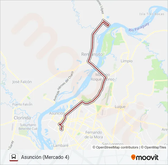 102 Bus Line Map