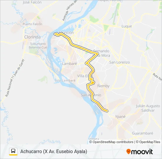 15-4 Bus Line Map