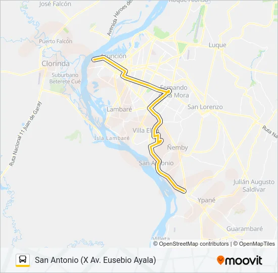 15-4 Bus Line Map