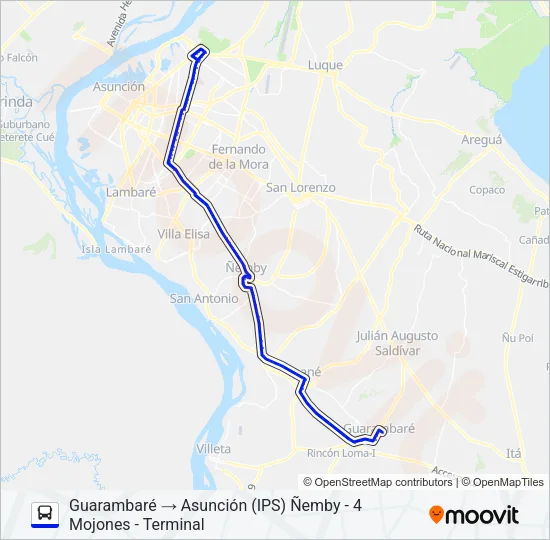 47-1 Bus Line Map
