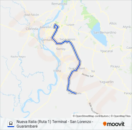 187 Bus Line Map