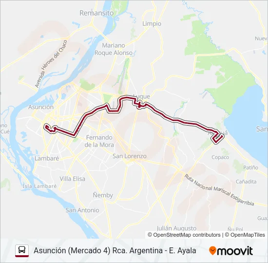 110 Bus Line Map