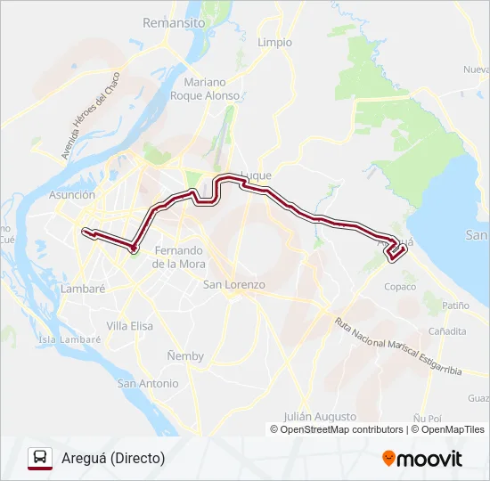 110 Bus Line Map