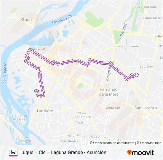12-5 Bus Line Map