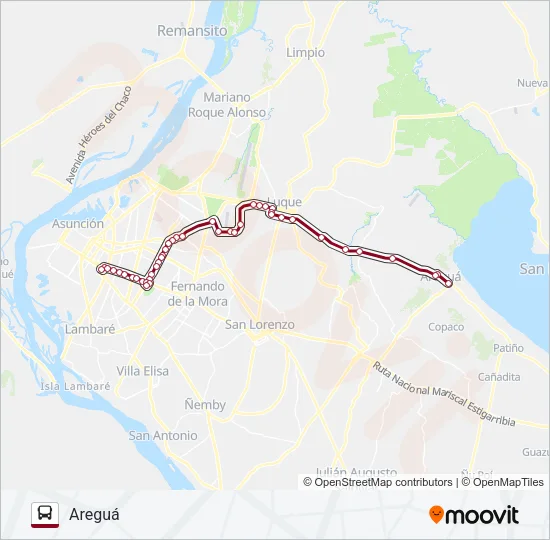 110 Bus Line Map