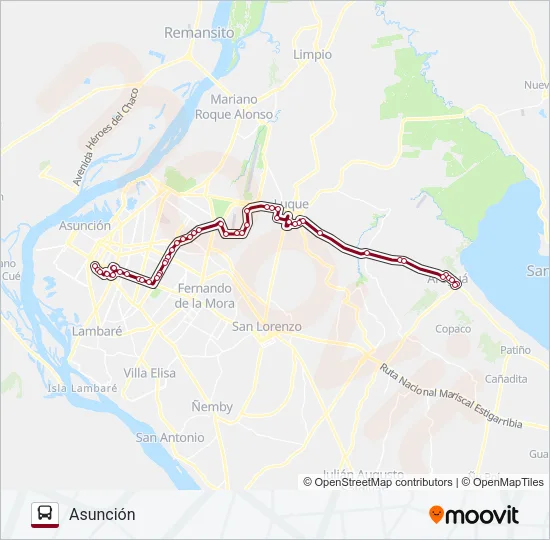 110 Bus Line Map