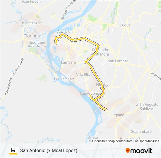 15-3 Bus Line Map