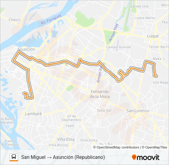 12-4 Bus Line Map