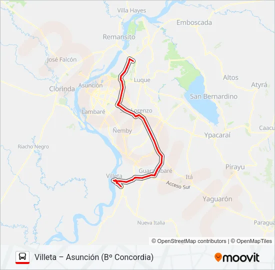 232 Bus Line Map