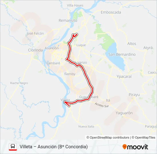 232 Bus Line Map
