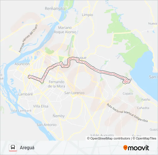 111 Bus Line Map