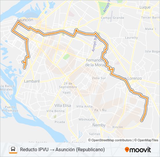 12-2 Bus Line Map