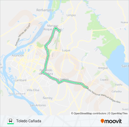 53 bus Line Map