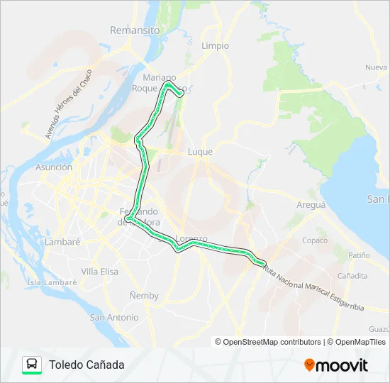 53 Bus Line Map