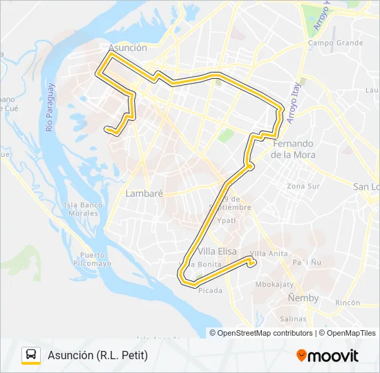 15-1 Bus Line Map