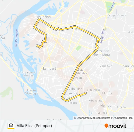 15-1 Bus Line Map