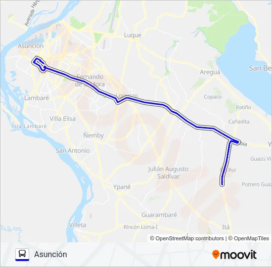 165 B Bus Line Map