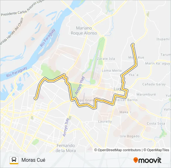 5 Bus Line Map