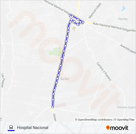 165 C Bus Line Map