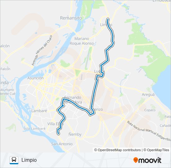 Mapa de 49 de autobús