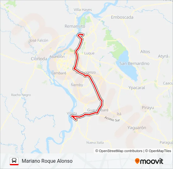 232 Bus Line Map