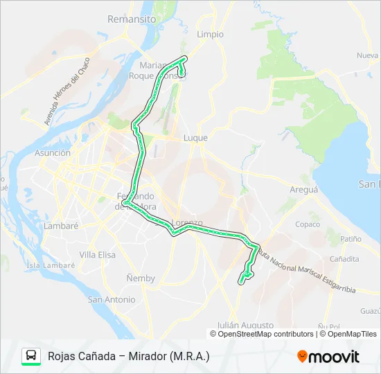 53 Bus Line Map